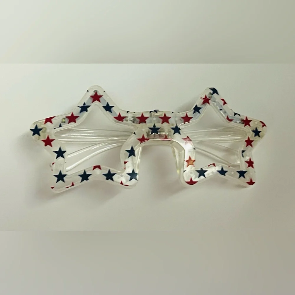 New Patriotic Star Shaped Sunglasses Boys Girls Unisex